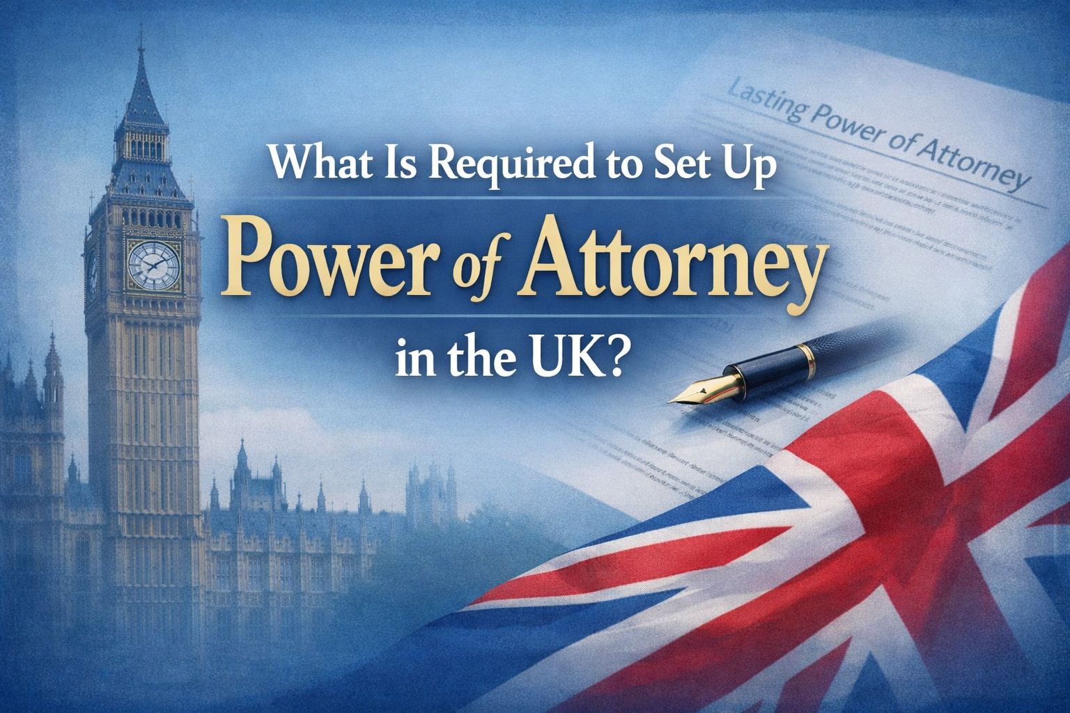 What Is Required to Set Up Power of Attorney in the UK
