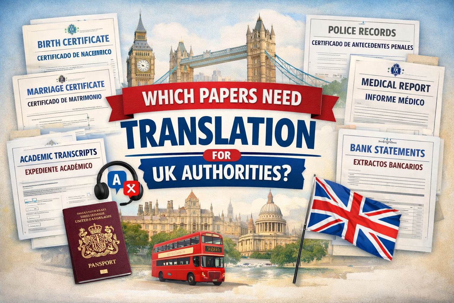 Which Papers Need Translation for UK Authorities