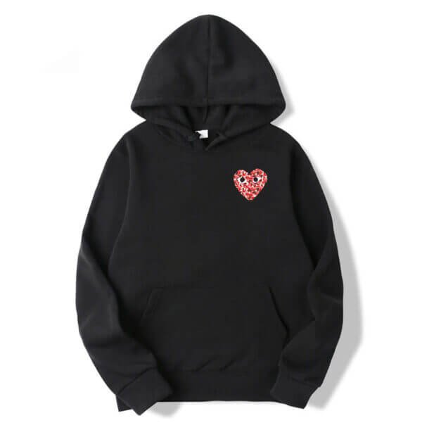 CDG Camo Heart Small Logo Hoodie: A Unique Design with Cultural Relevance