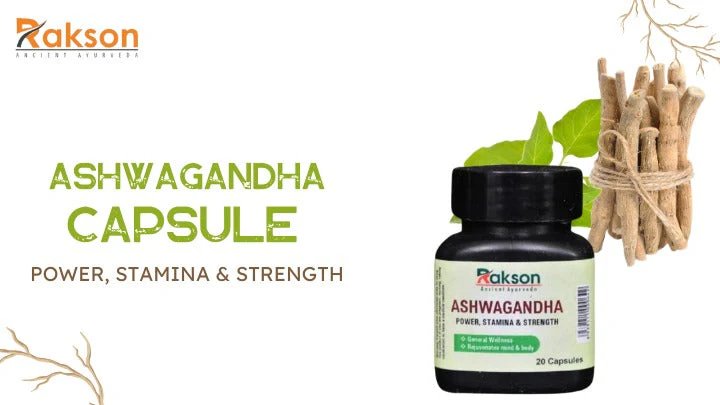 Ashwagandha Capsules is a ayurvedic medicine for stress, sleep and energy