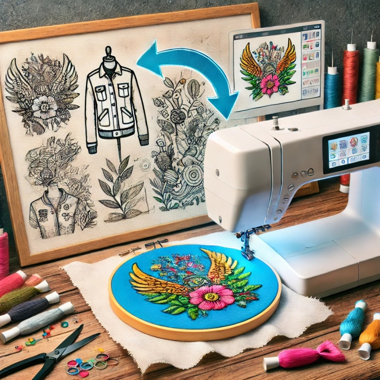 From Sketch to Stitch: The Process of Making a Custom Patch