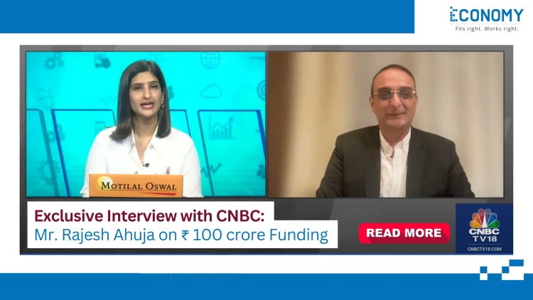 Interview with CNBC: Rajesh Ahuja on ₹ 100 crore Funding