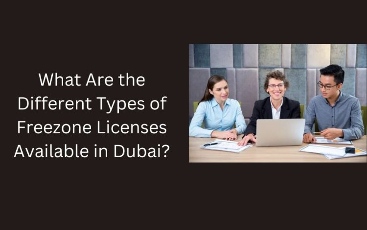 What Are the Different Types of Freezone Licenses Available in Dubai?